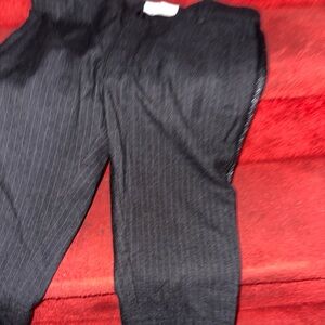 Stampd Black Pinstripe Trousers